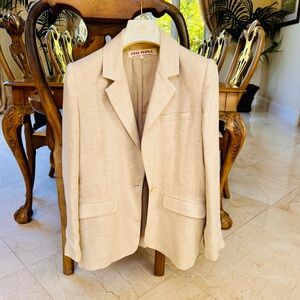 Free People Beige Blazer Oversized look size Small